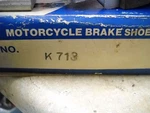 Nos Ebc Brake Shoe Set 1973-1977 Kawasaki KZ900 K713. Fixed Price $39.95.
