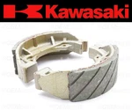 Set Of (2) Kawasaki Water Grooved Rear Brake Shoes #41048-1021 (see Fitm. Chart). Fixed Price $27.74.