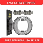 Caltric Front Brake Pads & Rear Shoes For Honda CR125R CR250R CR500R 1986. Fixed Price $37.17.