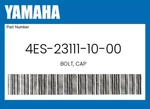 Yamaha Genuine Bolt, Cap 4ES-23111-10-00. Fixed Price $117.59.