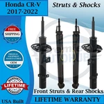 Monroe Oem Front Strut & Rear Shock For 2017-2022 Honda Cr-v Lifetime Warranty. Fixed Price $337.66.