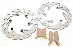 2002 Yamaha WR426F Front & Rear Riptide Brake Rotor Disc Pads. Fixed Price $125.35.