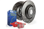 Ebc Brakes S4KF1593 Kits Redstuff And Usr Rotor Fits 11-17 S5. Fixed Price $545.94.