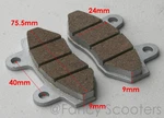 Peace Sports 150CC/250CC Moped/scooter Brake Shoes For TPGS-814. Fixed Price $8.24.