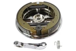 Rear Brake Backing Plate Kit Chrome For Harley-davidson. Fixed Price $275.99.
