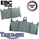 Triumph Speed Triple T509 97-01 Ebc Front Disc Brake Pads FA236. Fixed Price $45.66.