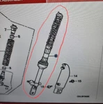 New Genuine Oem Honda Pipe Sub-assy., L. Slide 51550-GEL-701. Fixed Price $93.00.