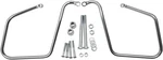 Drag Specialties Saddlebag Support Brackets Chrome Harley Davidson Dyna. Fixed Price $159.55.