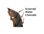 Grooved Organic Brake Shoes Ebc 330G. Fixed Price $38.95.