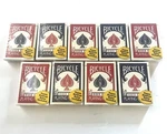 Bicycle Rider Back Playing Cards Set Of 9 Decks Red Blue Texas Holdem Poker Nib. Fixed Price $50.00.