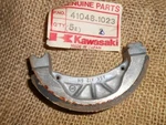 Kawasaki Nos Oem Front Brake Shoe 1983 KX80 1984-1987 KDX80 41048-1023. Fixed Price $24.99.