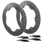 Niche Front Left Brake Rotor Pad Kit For Yamaha 4WM-W0045-00-00 Semi Metallic. Fixed Price $80.39.