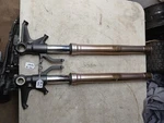 2009-2012 Kawasaki Ninja ZX6R Oem Straight Front Forks Shock Suspension Set Pair. Fixed Price $149.99.