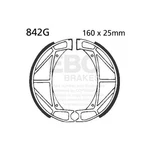 Ebc Grooved Brake Shoe Set Rear Left For Cagiva Sst 250 1980 - 1982. Fixed Price $39.96.