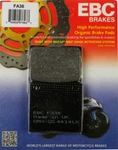 Ebc 1 Pair Series Organic Replacement Brake Pads Mpn FA36. Fixed Price $38.00.