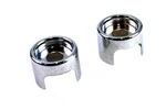 Upper Shock Stud Covers Chrome Tall Style For Harley-davidson. Fixed Price $37.99.