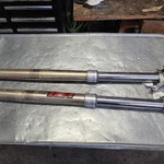 2004 Yamaha YZ450F Right Left Front Suspension Forks Shocks 5XD-23102-00-00. Fixed Price $125.00.