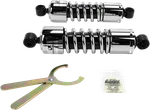 Progressive Suspension 412-4037C Series Rear Shock Black Chrome Fxdb Street. Fixed Price $364.23.