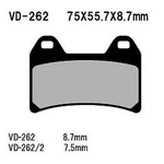 Vesrah Semi-metallic Brake Pads VD-262/2. Fixed Price $19.10.