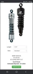 Progressive Suspension - 4124406C Series 13.5IN. Shocks, Chrome. Fixed Price $200.00.