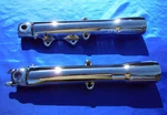 Harley Chrome Softail Fork Slider Legs 1986-1999 ***exchange Sale***. Fixed Price $339.00.