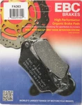 Ebc 1 Pair Series Organic Replacement Brake Pads Mpn FA363. Fixed Price $39.36.