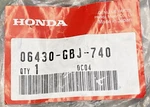 New Genuine Honda 06430-GBJ-740 Shoe Set, Brake. Fixed Price $45.45.