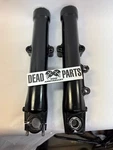 Harley Fxdwg Fxst Twin Cam 1" Axle Black Lower Fork Legs Sliders. Fixed Price $100.00.