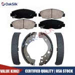 Front Ceramic Brake Pads & Rear Shoes For 2006-2011 Honda Civic 1.8L. Fixed Price $39.99.