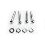 Drag Specialties Chrome Shock Mount Kit 2401-0942. Fixed Price $44.05.