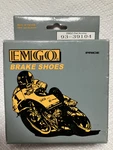 Emgo Brake Shoes 93-39104 For Honda Fittings Listed Photo. Fixed Price $13.00.