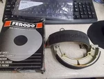 Nos Ferodo Rear Brake Shoes Kawasaki FSB719. Fixed Price $29.99.