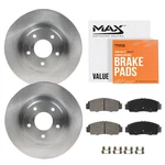 Front Brake Rotors + Ceramic Pads For 2018 2019-2023 Mitsubishi Eclipse Cross. Fixed Price $111.08.