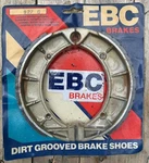 Grooved Organic Brake Shoes Ebc 927G 160 X 25 Mm. Fixed Price $12.99.