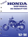 Oem Service Shop Manual 1983-1986 Honda V65 VF1100C Magna Comb Bound. Fixed Price $39.55.