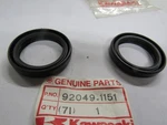 Nos Kawasaki Oem Oil Fork Seal 83-84 ZX750 ZX1100 92049-1151 Qty Sold. Fixed Price $13.58.