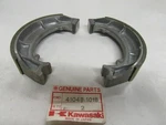 Nos 1981-1982 Kawasaki KDX450 KDX420 KDX250 Rear Brake Shoe Set 41048-1018. Fixed Price $29.50.