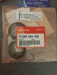 Nos Honda Oem, Fork Set ( Of 2 Seals) Part # 51490-GAA-305. Japan.. Fixed Price $40.00.