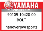 Yamaha Oem Part 90109-10420-00 Bolt. Fixed Price $10.49.
