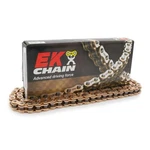 Ek Motorcycle Chain - Made Japan Sx Ring Narrow Race Gold 520 / 120L. Fixed Price $144.88.