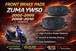 Front Brake Pads For Yamaha YW50 Zuma 2002-2005 2008-2010 SFA169 New. Fixed Price $18.95.