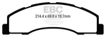 Disc Brake Set-truck/suv Extra Duty Ebc ED93004. Fixed Price $251.36.