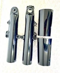 Harley Fork Legs Sliders W/ Cans Gloss Black Street Glide Touring 2014-2022 Oem. Fixed Price $385.00.