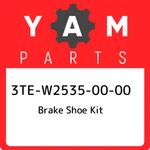 3TE-W2535-00-00 Yamaha Brake Shoe Kit 3TEW25350000, New Genuine Oem Part. Fixed Price $76.44.