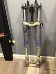 1991 90-99 Suzuki DR350SE Front Fork Damper Tube Triple Tree Axle. Fixed Price $159.00.