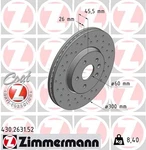 Zimmermann 430.2631.52 Brake Disc For Buick (sgm), Chevrolet, Opel. Fixed Price $124.60.