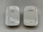Lot Of 2 Cisco Linksys Powerline Adapter Model PLE500 Free Shipping. Fixed Price $19.99.