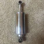 Chrome Rear Shock Harley Softail Bad Fatboy Heritage Springer Custom 11 Oem. Fixed Price $99.99.