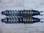 Vintage Custom Motorcycle Progressive Rear Shocks Dampers Pair PL1080-BP8+. Fixed Price $82.49.