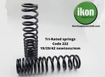 Ikon / Koni Pair Rear Springs 250MM Long Code 222 Fits 7610-1298 Bmw Shocks, New. Fixed Price $124.95.